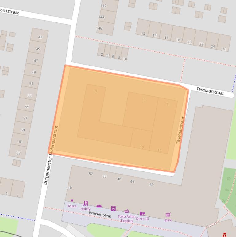 Kaart van postcodegebied 3078VM.