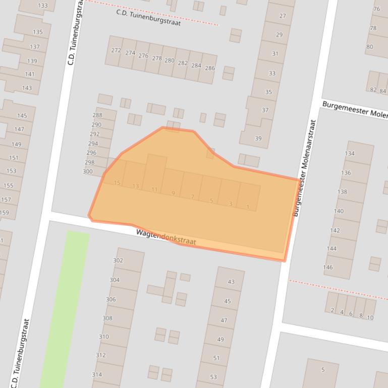 Kaart van postcodegebied 3078VP.