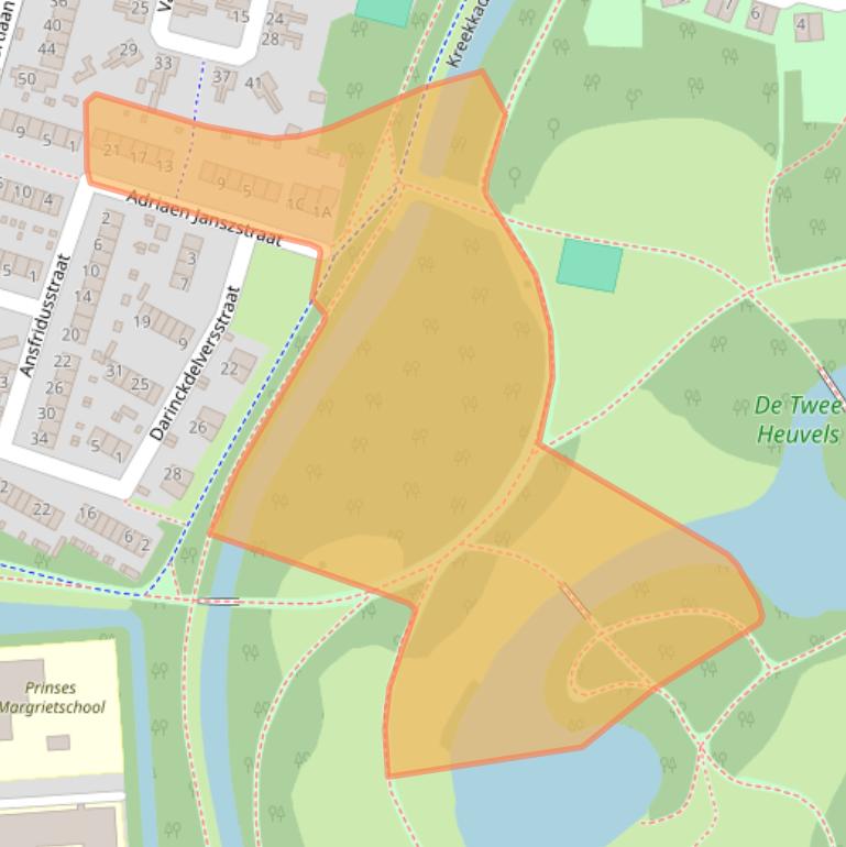 Kaart van postcodegebied 3078WC.