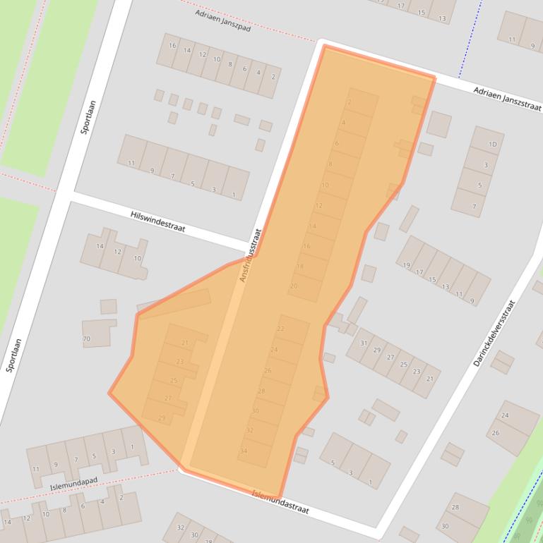 Kaart van postcodegebied 3078WD.