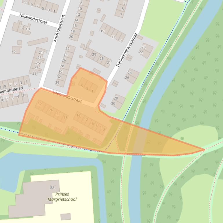 Kaart van postcodegebied 3078WL.