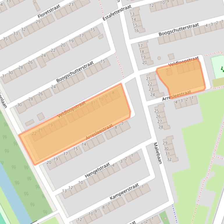 Kaart van postcodegebied 3078XW.