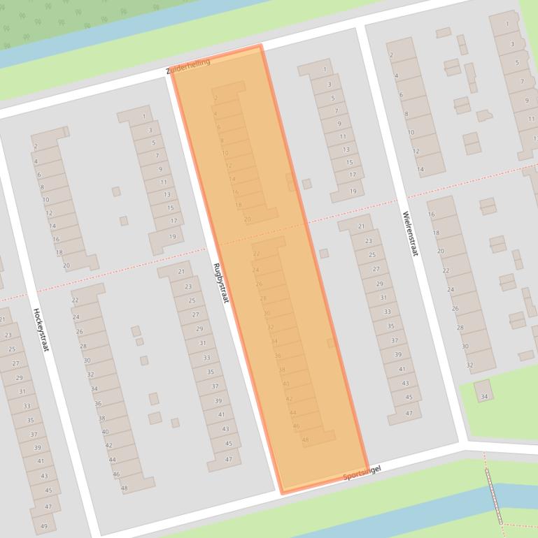 Kaart van postcodegebied 3078ZH.