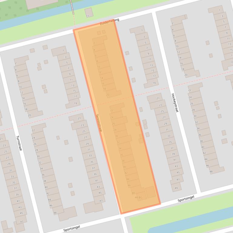 Kaart van postcodegebied 3078ZK.