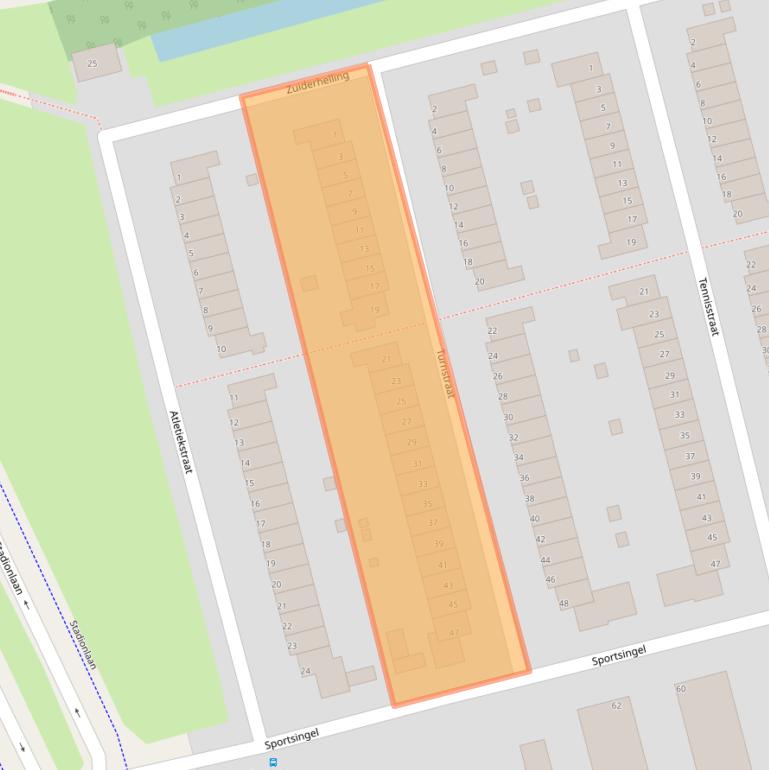Kaart van postcodegebied 3078ZL.