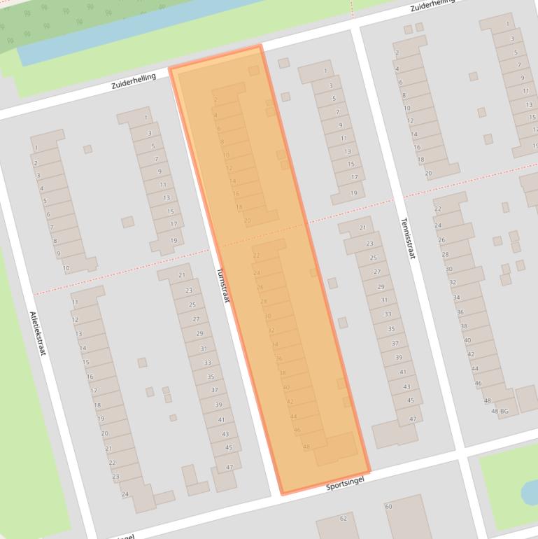 Kaart van postcodegebied 3078ZM.
