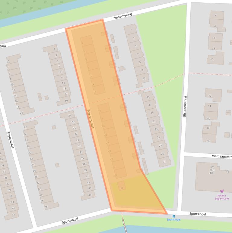 Kaart van postcodegebied 3078ZP.