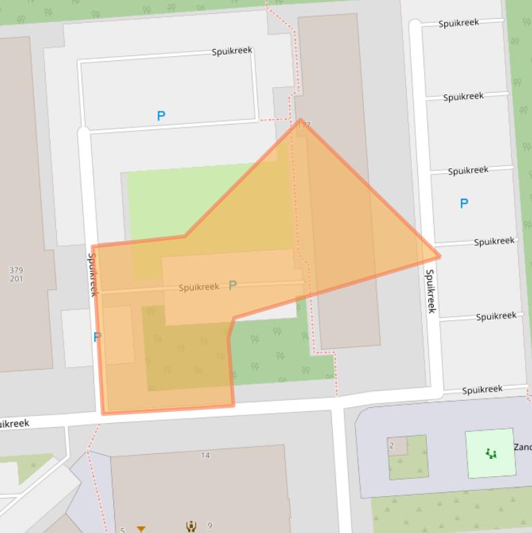 Kaart van postcodegebied 3079AD.