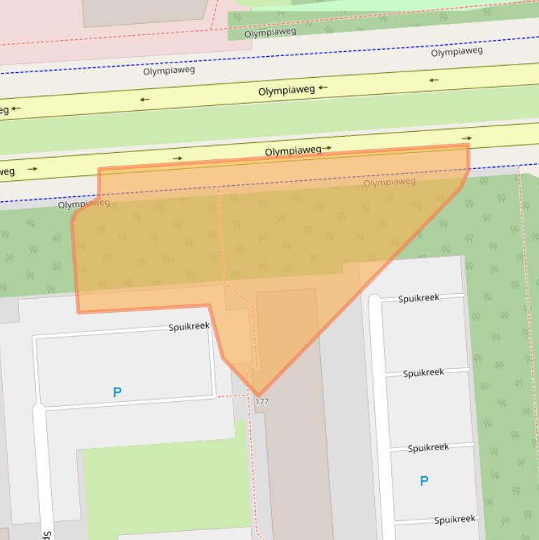 Kaart van postcodegebied 3079AG.