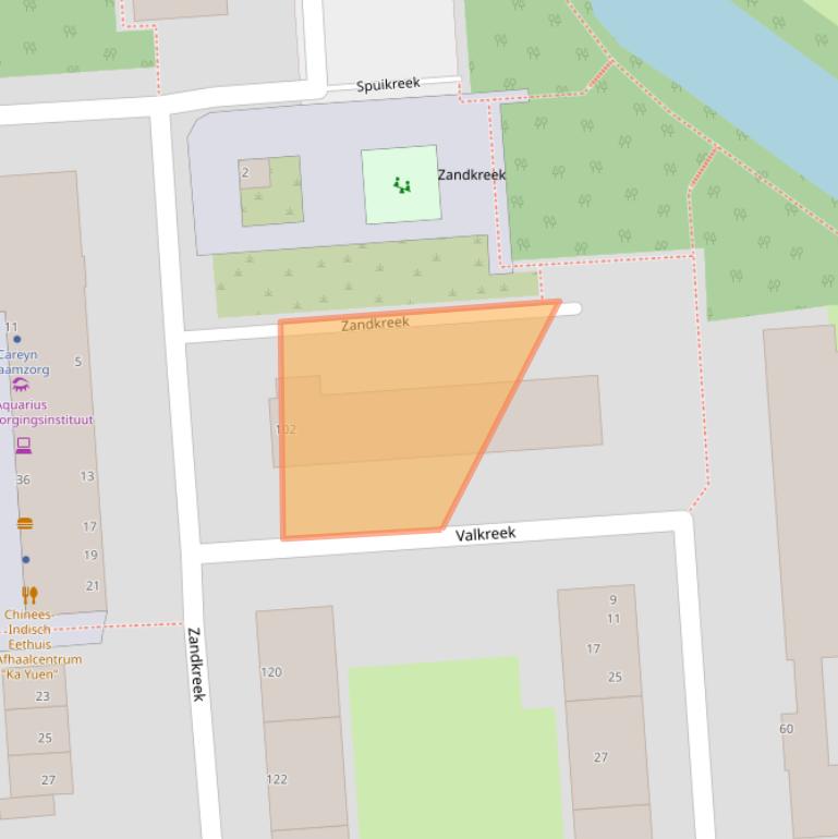 Kaart van postcodegebied 3079AV.