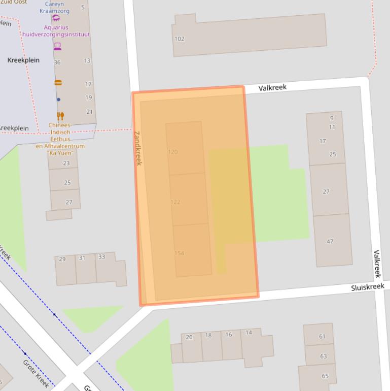 Kaart van postcodegebied 3079AW.