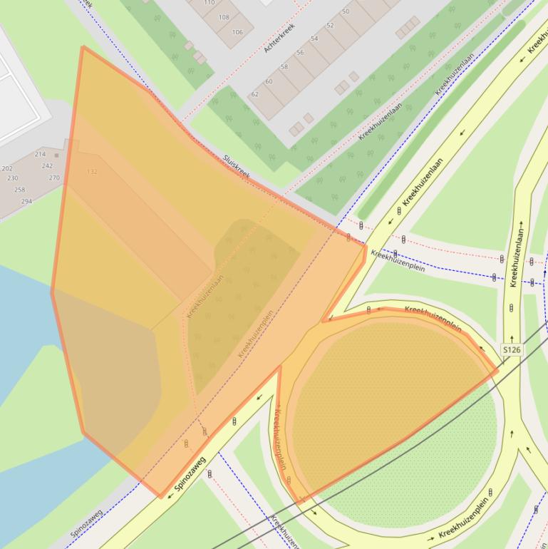 Kaart van postcodegebied 3079BA.