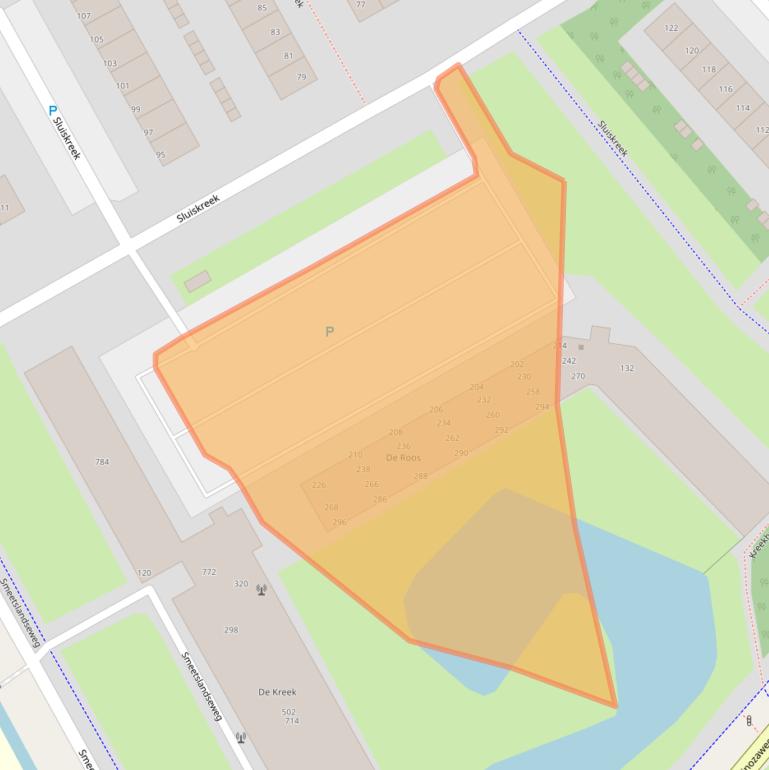 Kaart van postcodegebied 3079BC.