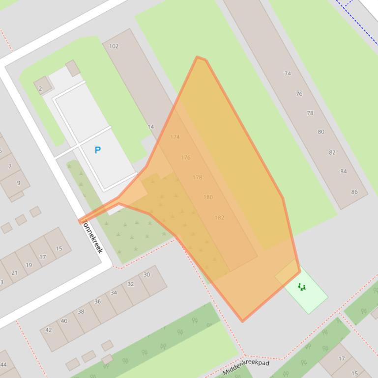 Kaart van postcodegebied 3079BX.