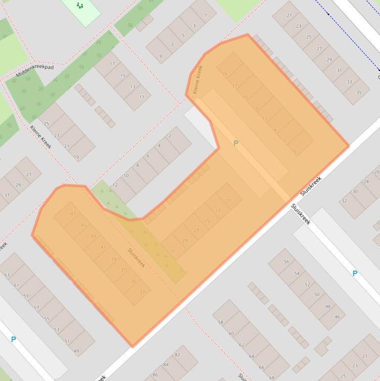 Kaart van postcodegebied 3079CJ.