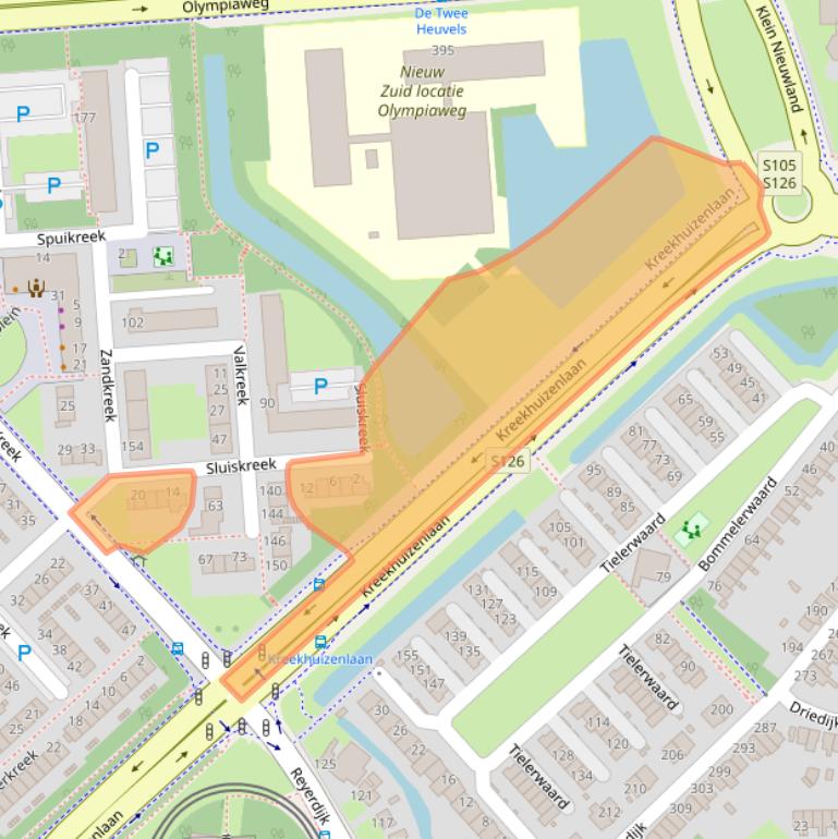 Kaart van postcodegebied 3079CM.