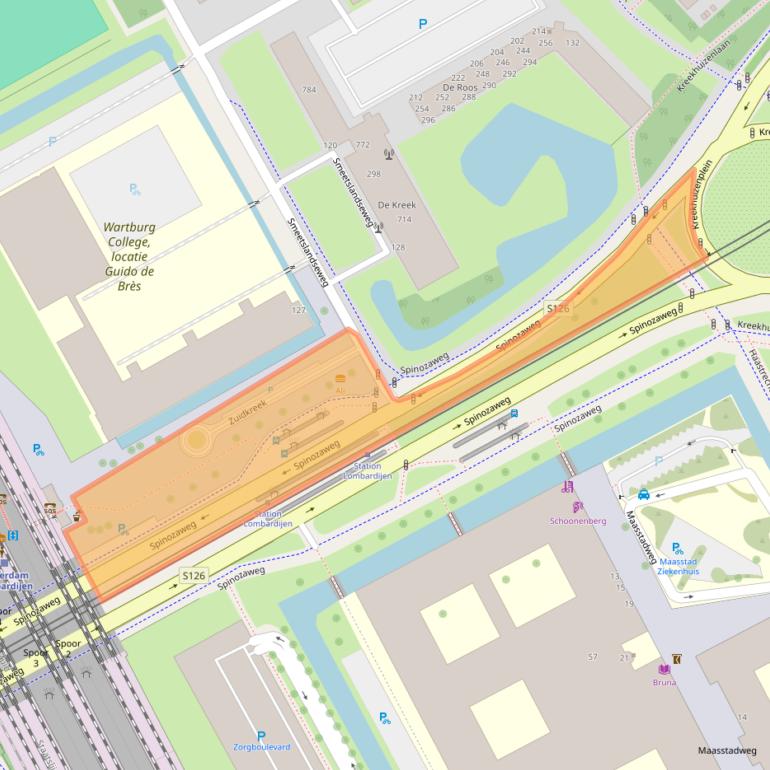 Kaart van postcodegebied 3079CS.