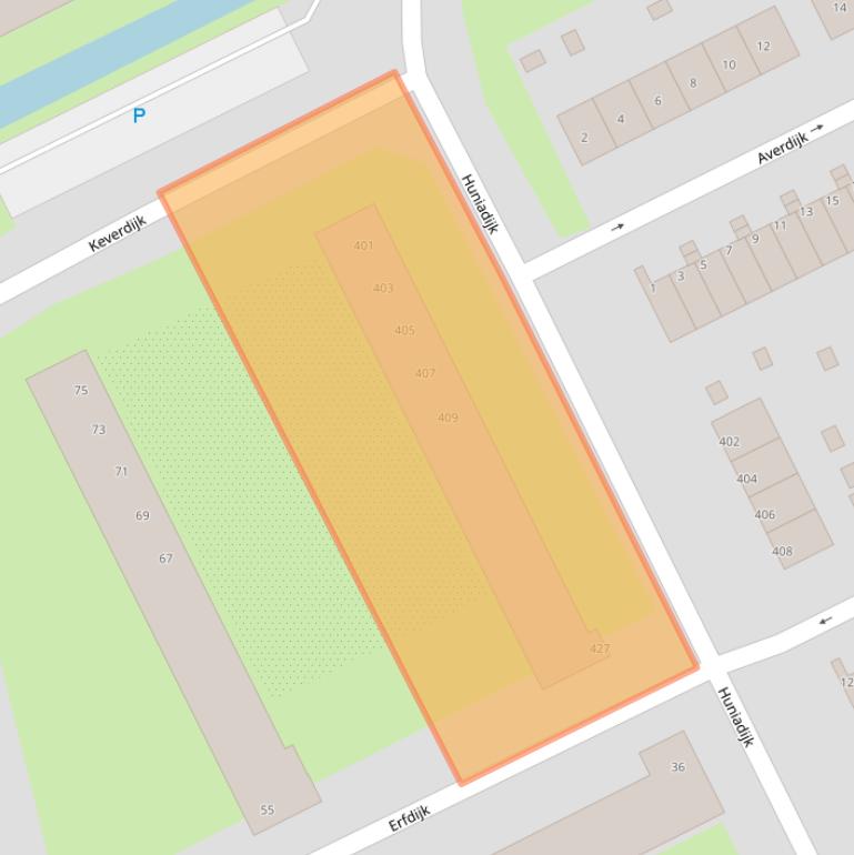 Kaart van postcodegebied 3079EL.