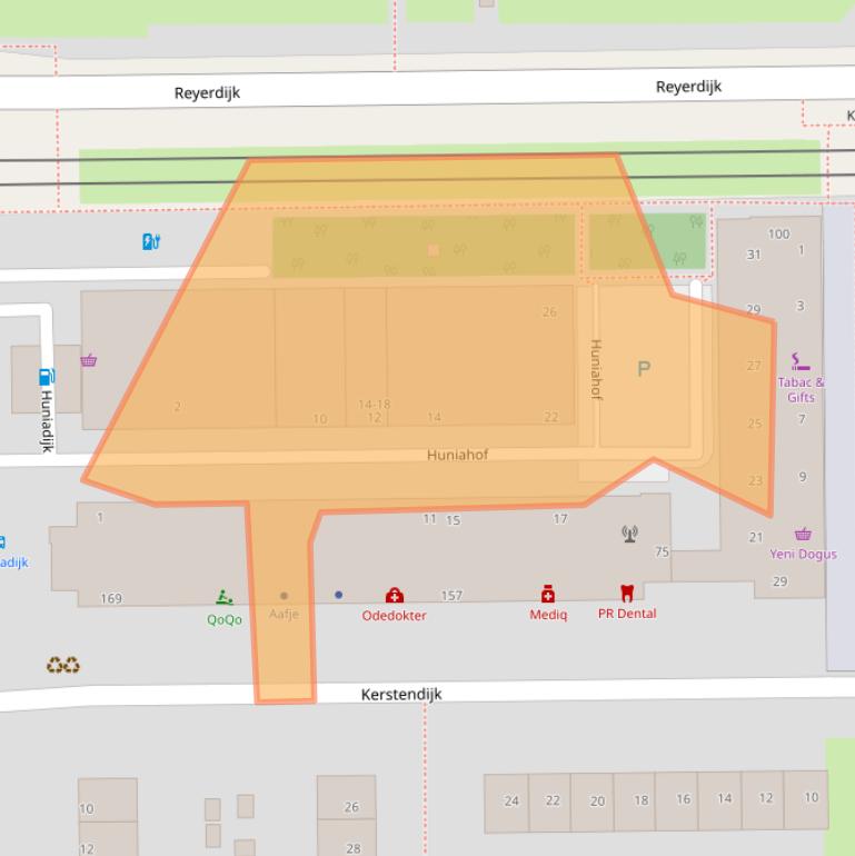 Kaart van postcodegebied 3079ES.