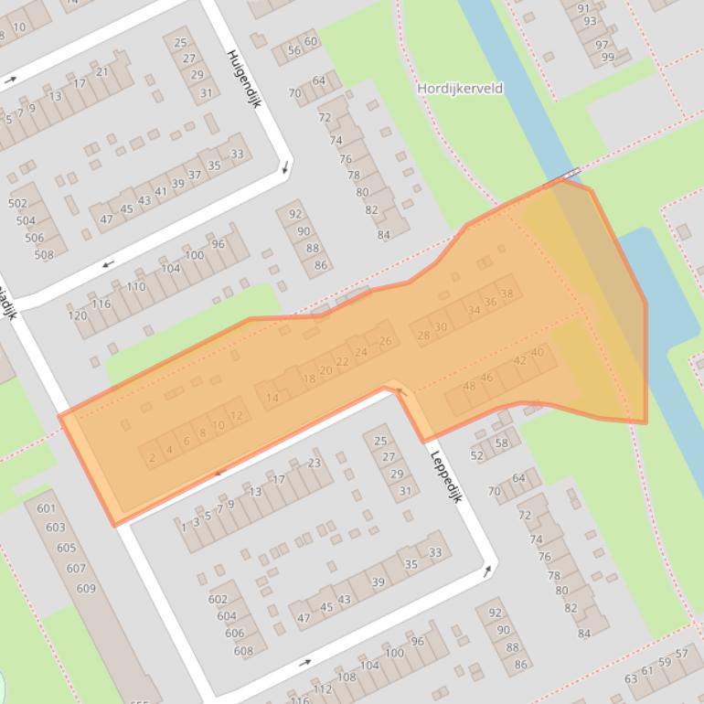 Kaart van postcodegebied 3079GM.