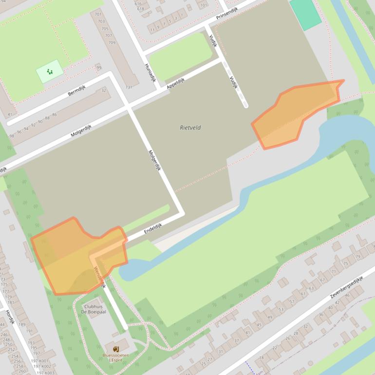 Kaart van postcodegebied 3079GS.