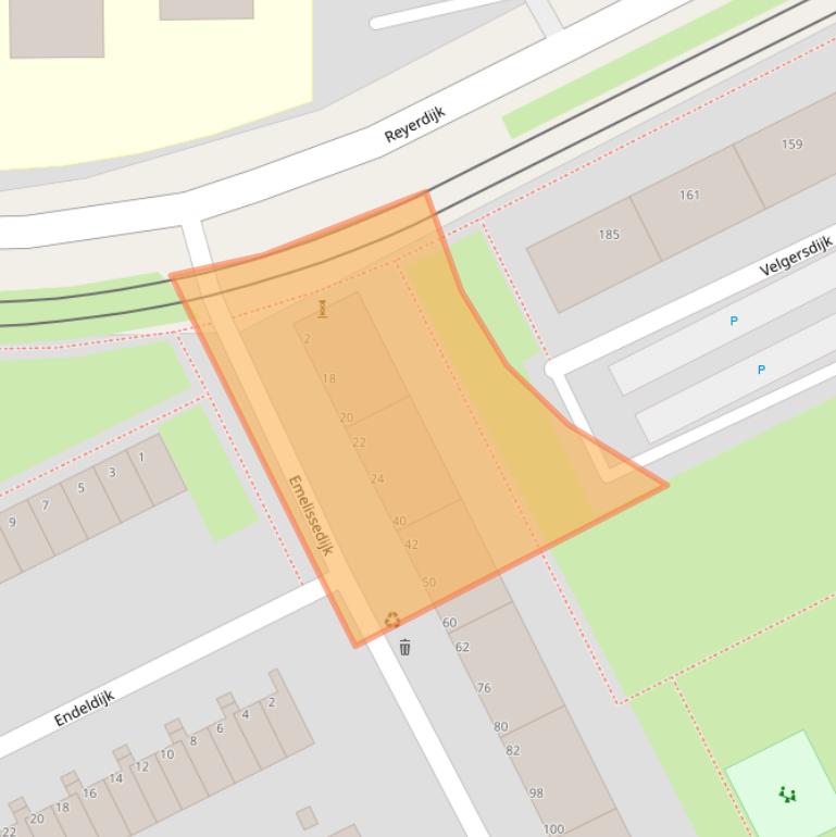 Kaart van postcodegebied 3079HB.