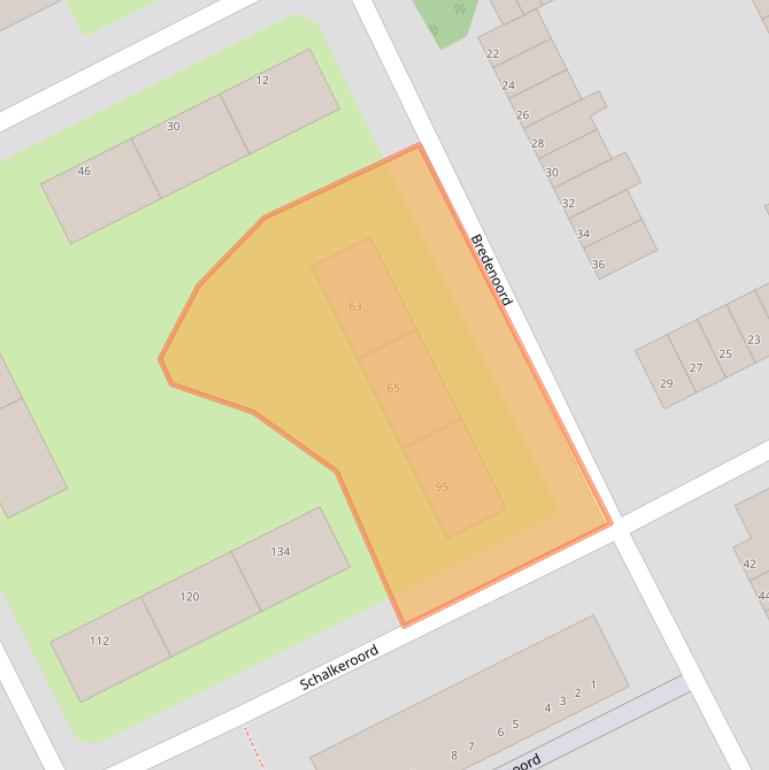 Kaart van postcodegebied 3079JB.