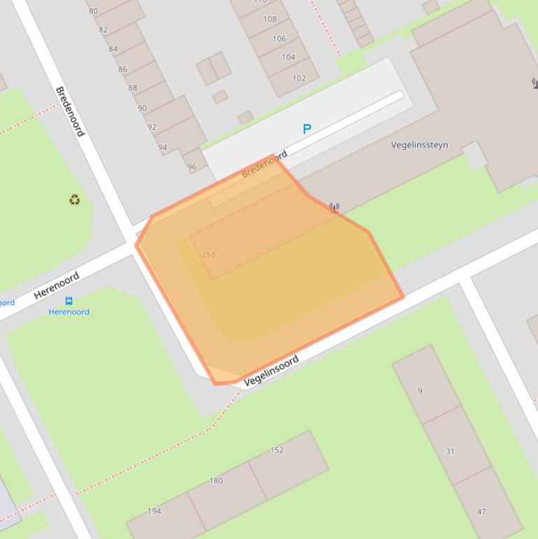 Kaart van postcodegebied 3079JH.