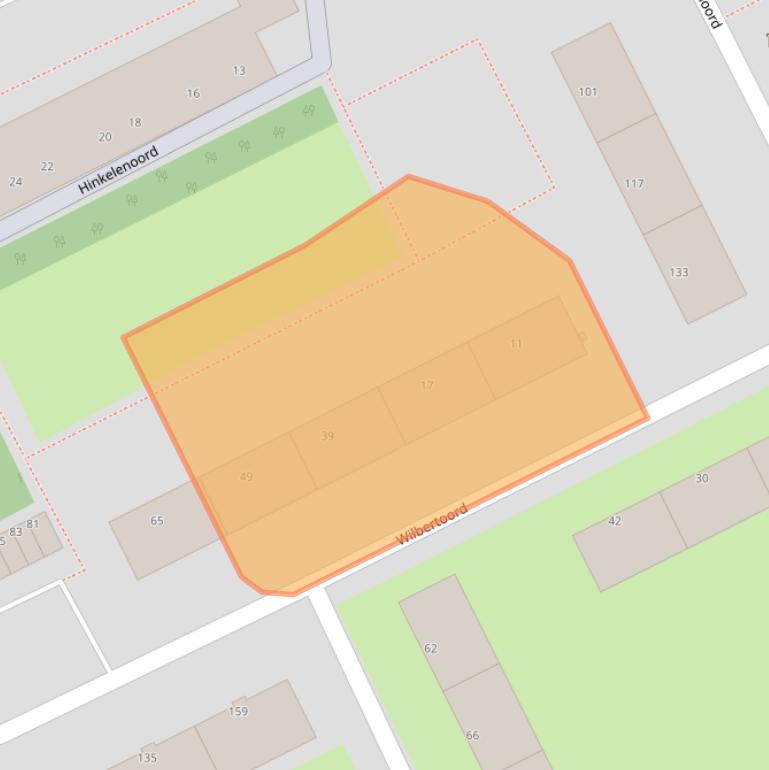 Kaart van postcodegebied 3079JN.