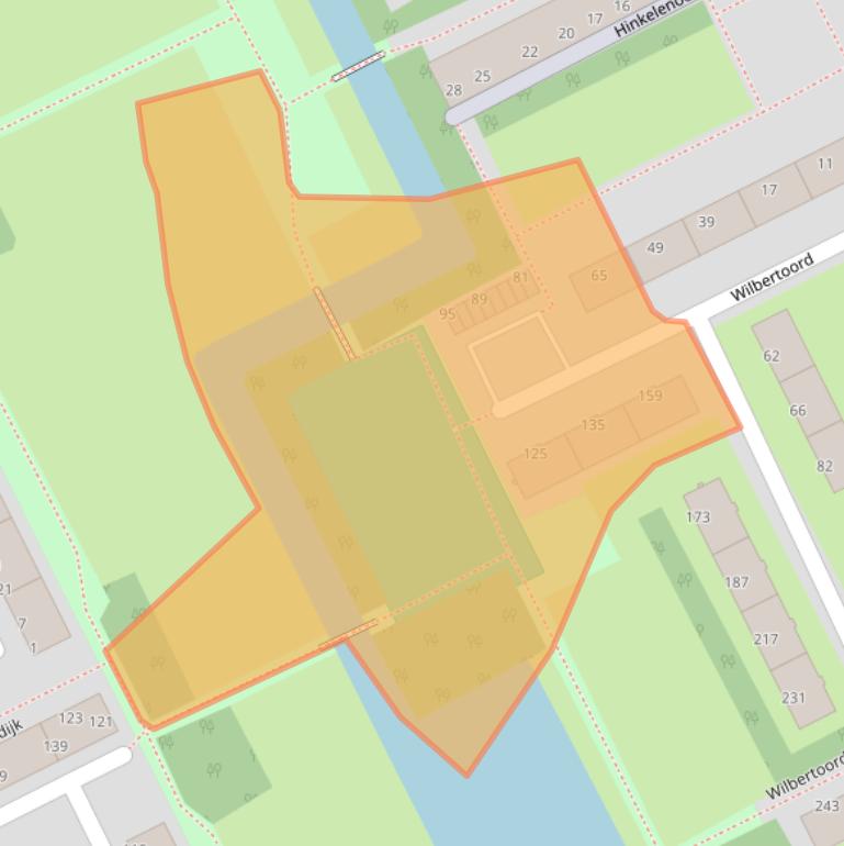 Kaart van postcodegebied 3079JP.