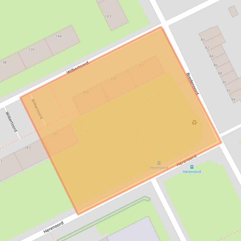 Kaart van postcodegebied 3079JT.