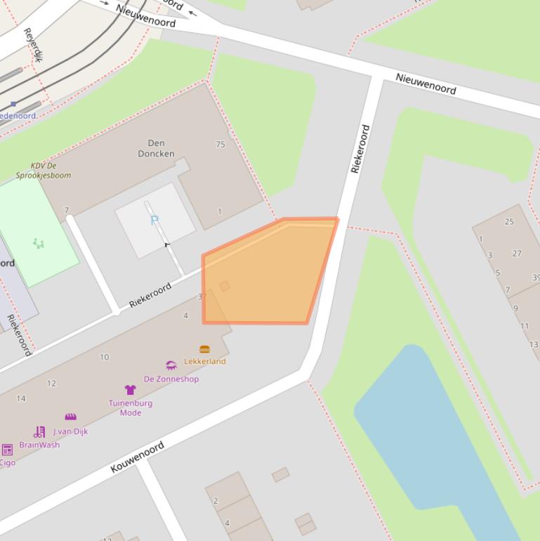 Kaart van postcodegebied 3079LE.