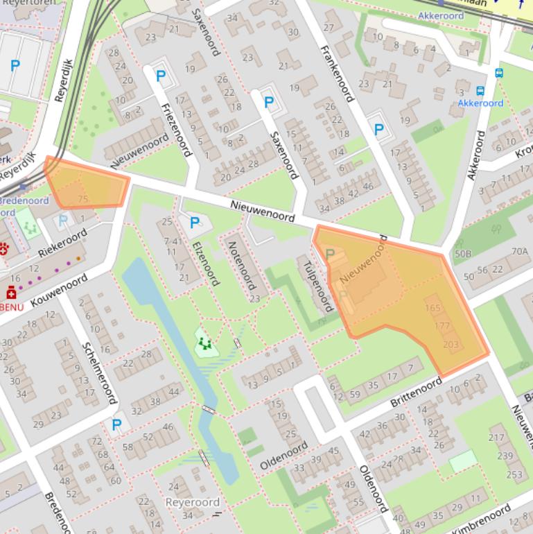 Kaart van postcodegebied 3079LH.