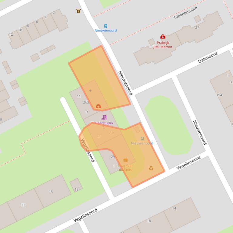 Kaart van postcodegebied 3079LK.