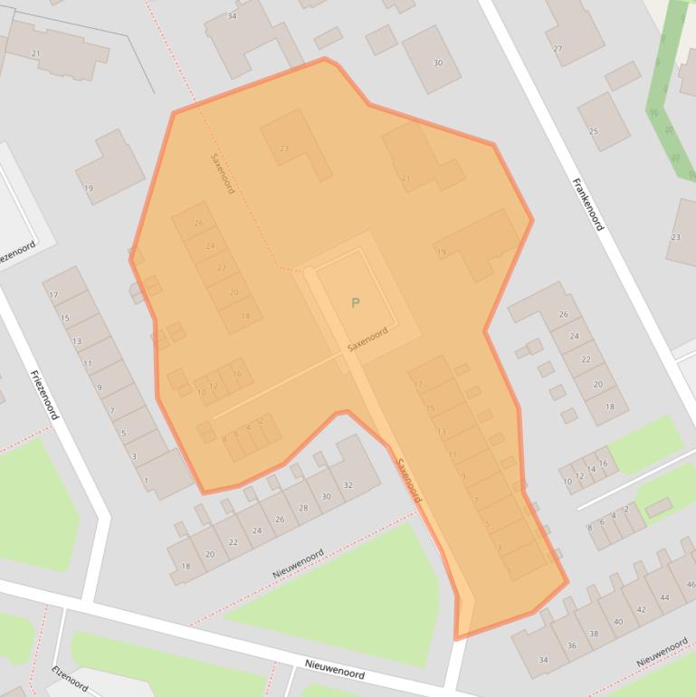 Kaart van postcodegebied 3079LS.