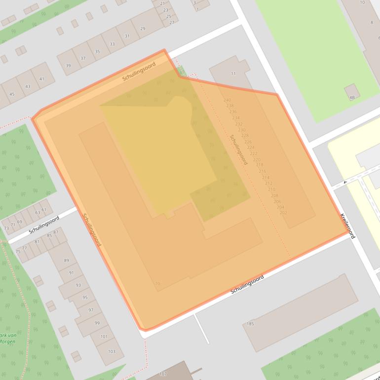 Kaart van postcodegebied 3079NG.