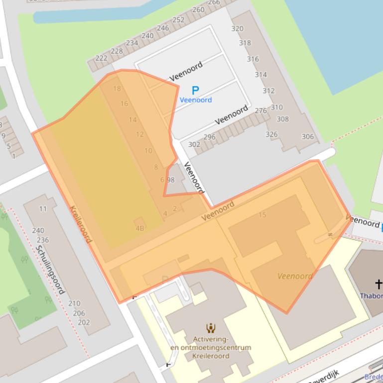 Kaart van postcodegebied 3079NH.