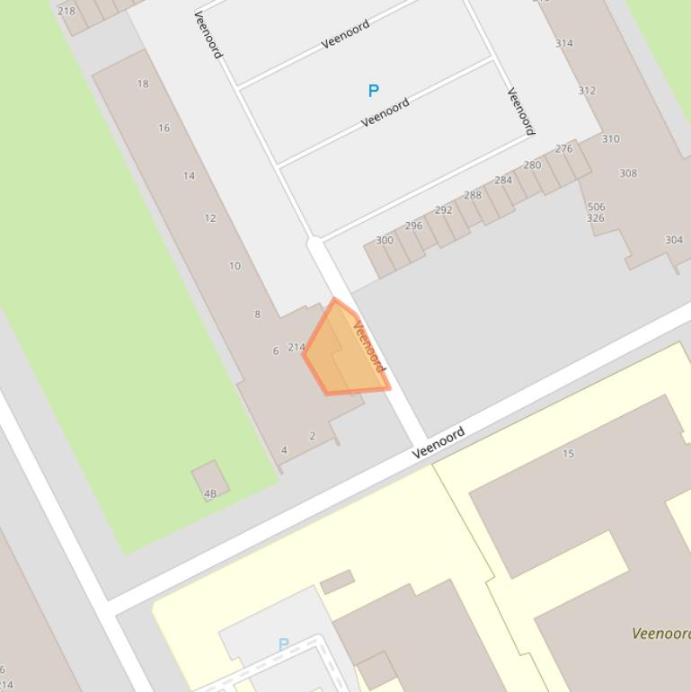 Kaart van postcodegebied 3079NJ.