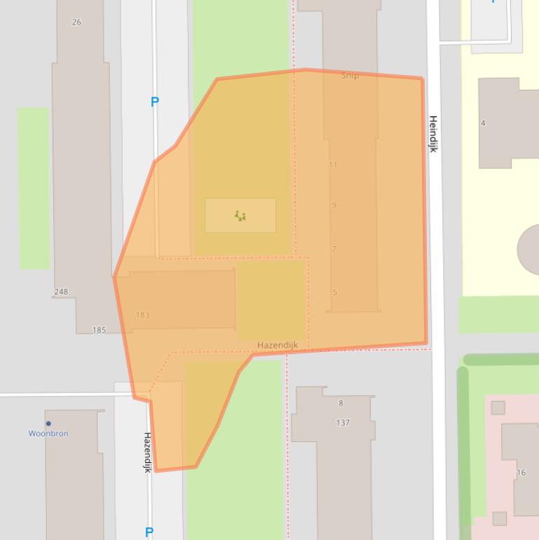 Kaart van postcodegebied 3079PE.
