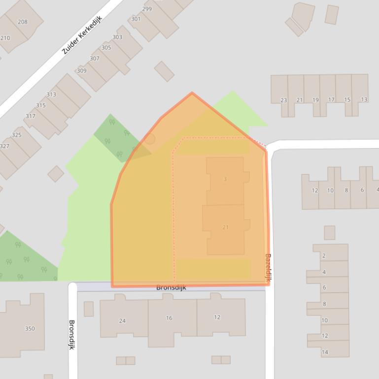 Kaart van postcodegebied 3079PP.