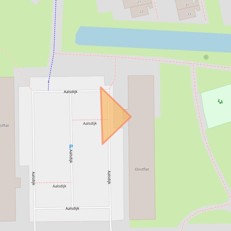 Kaart van postcodegebied 3079RA.