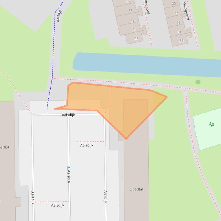 Kaart van postcodegebied 3079RC.