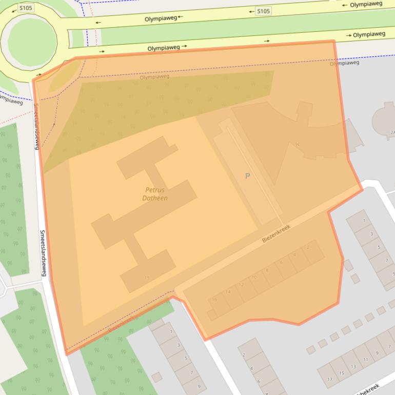 Kaart van postcodegebied 3079SK.