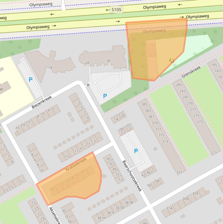 Kaart van postcodegebied 3079SL.