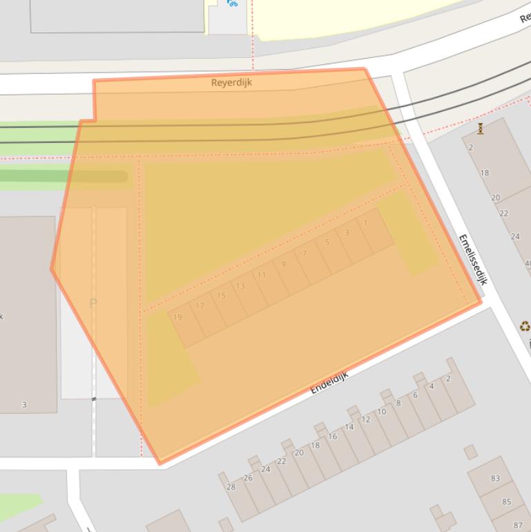 Kaart van postcodegebied 3079VA.