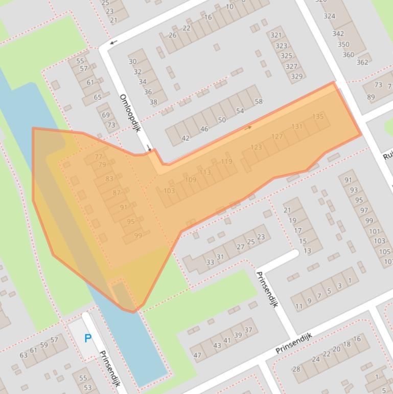 Kaart van postcodegebied 3079VH.