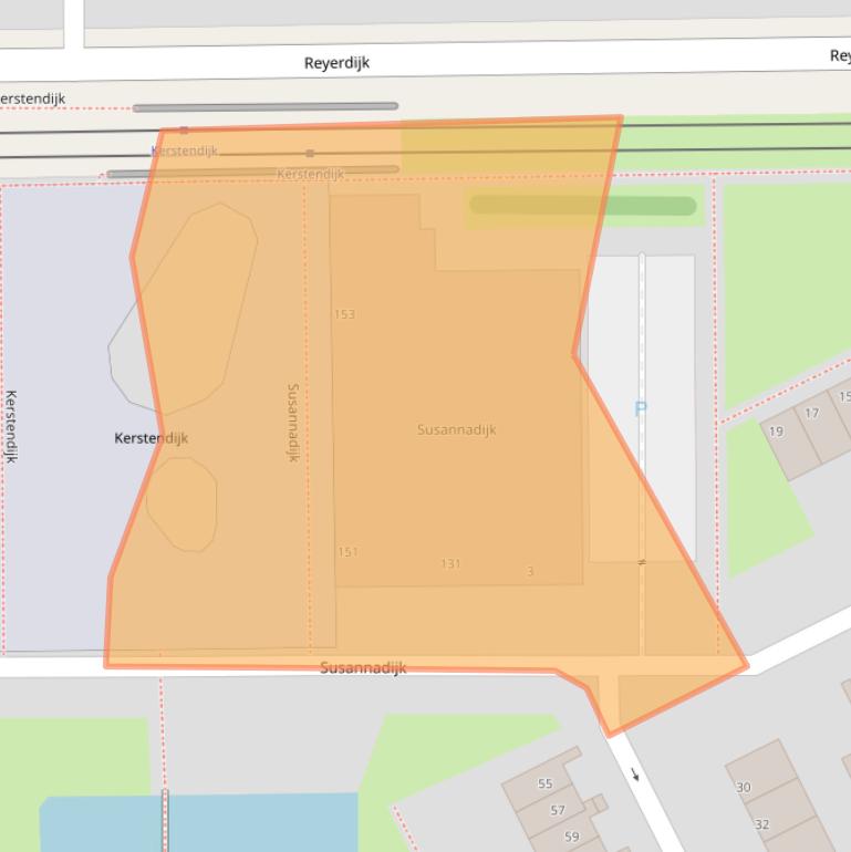 Kaart van postcodegebied 3079VN.