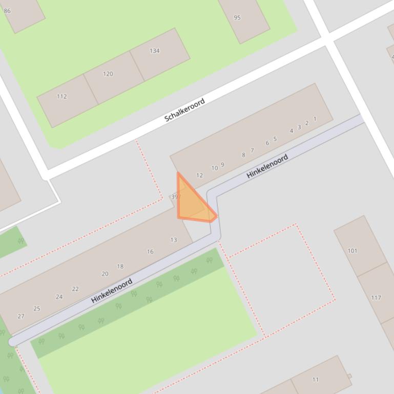 Kaart van postcodegebied 3079WG.