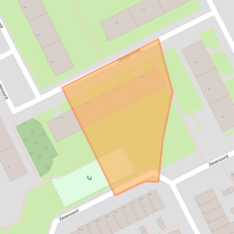 Kaart van postcodegebied 3079XH.