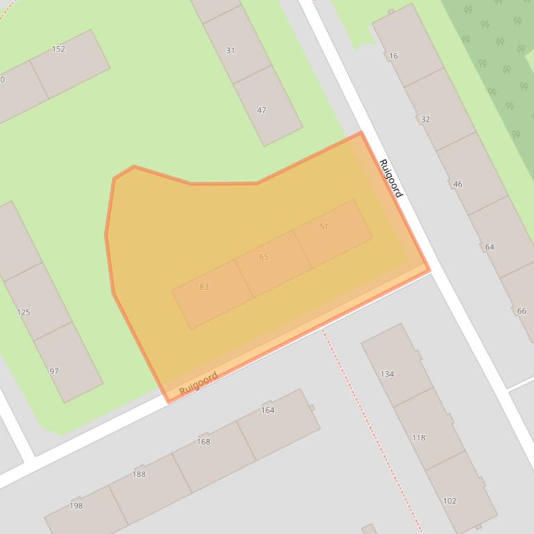 Kaart van postcodegebied 3079XN.